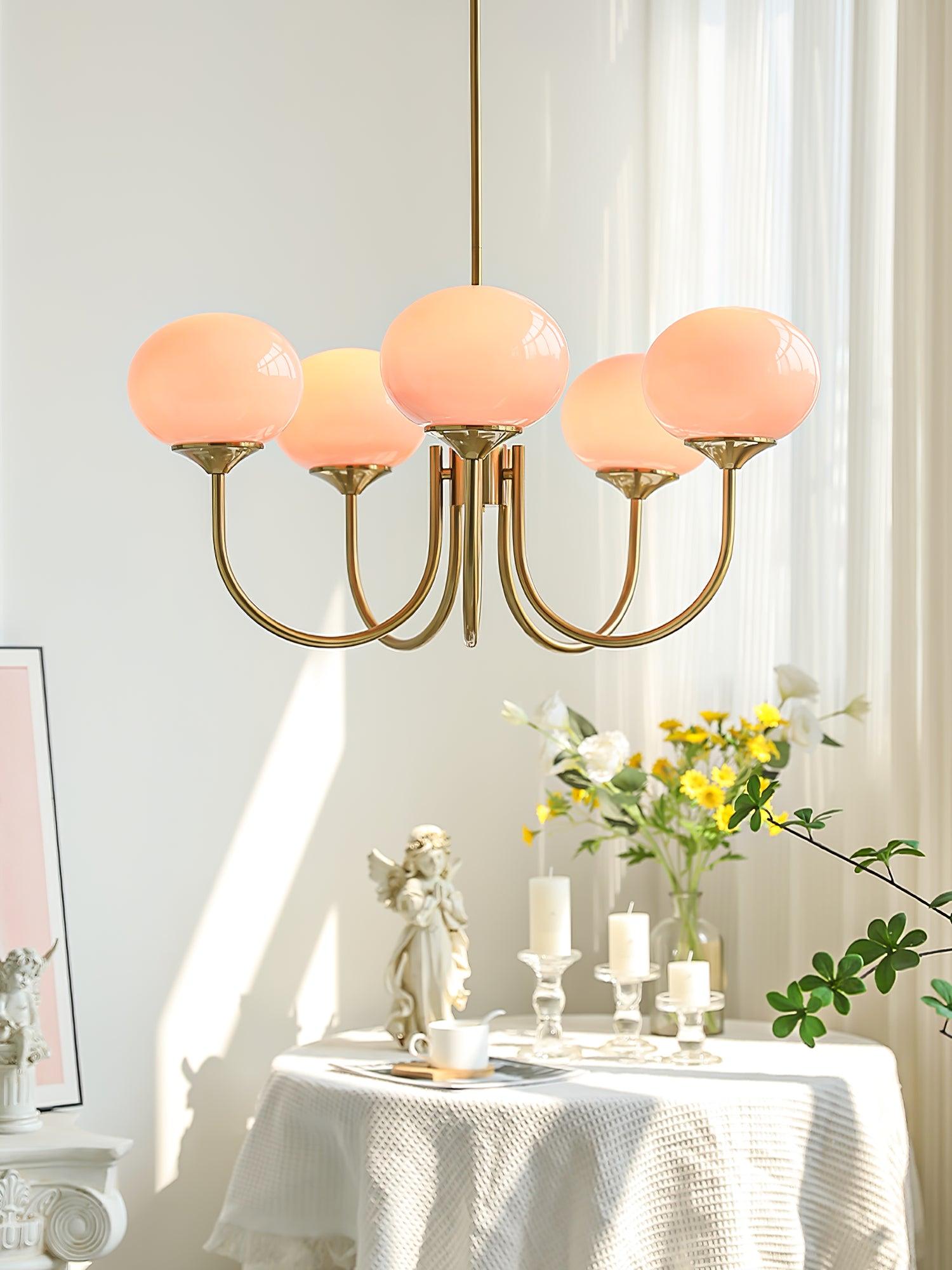 AuroraGlow - Lampadario Marshmallow