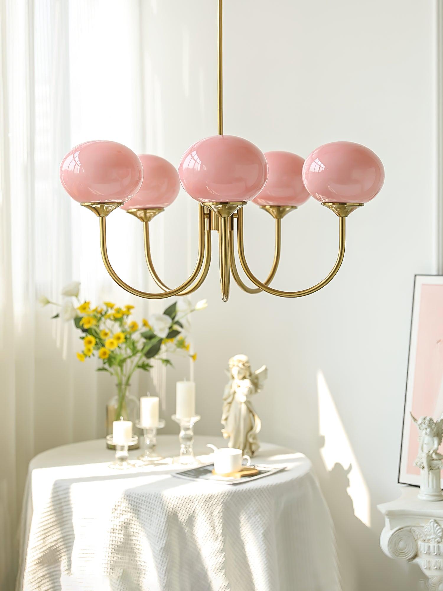AuroraGlow - Lampadario Marshmallow