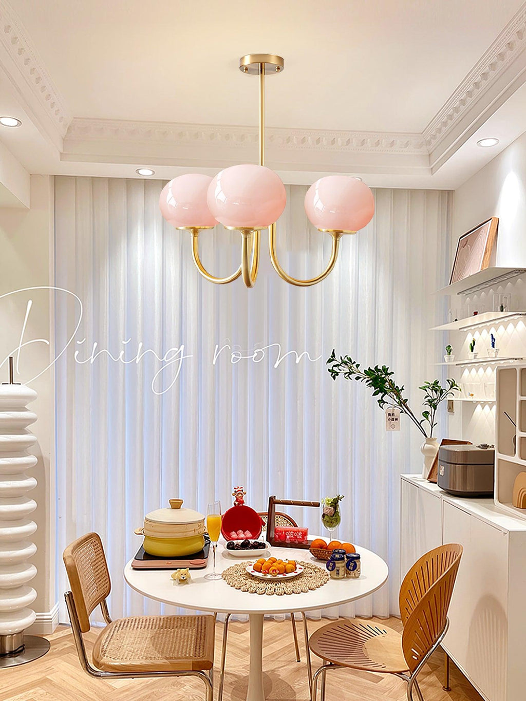 AuroraGlow - Lampadario Marshmallow