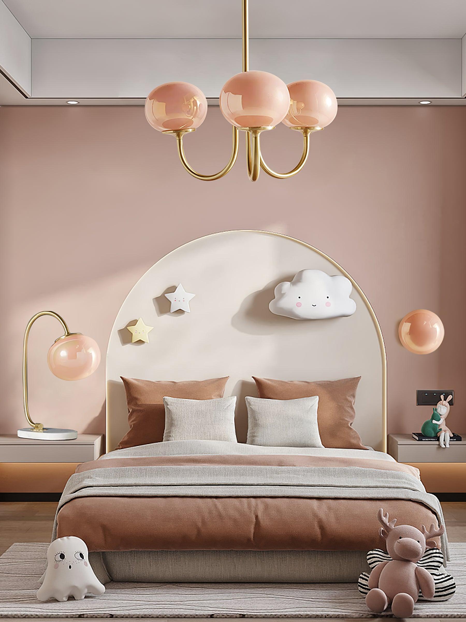 AuroraGlow - Lampadario Marshmallow