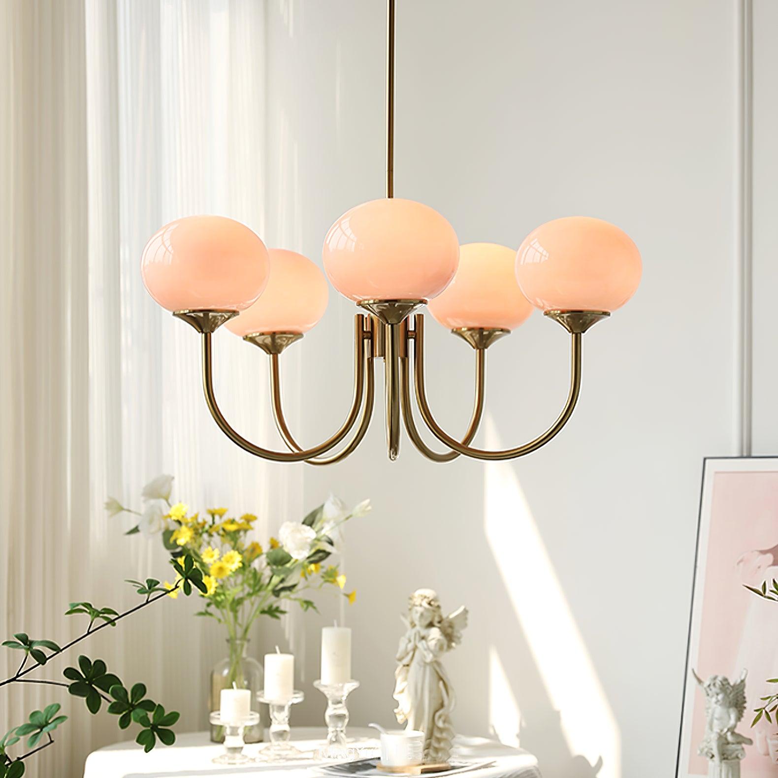 AuroraGlow - Lampadario Marshmallow