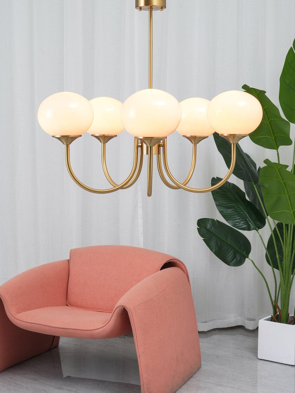AuroraGlow - Lampadario Marshmallow