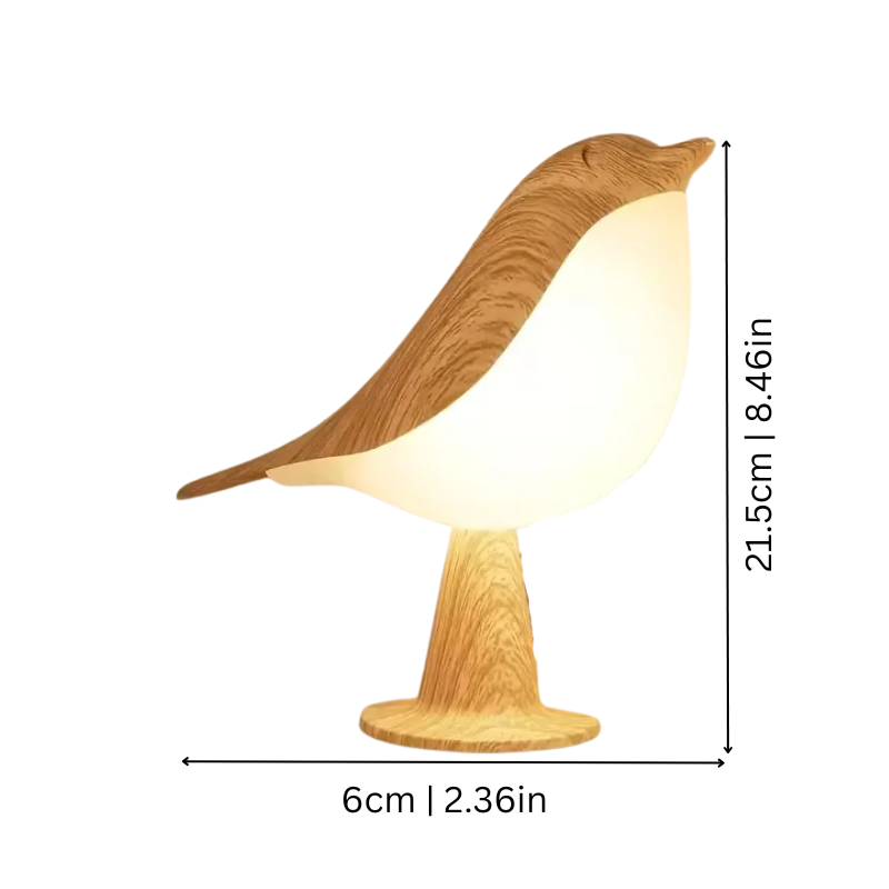 Lampada Regolabile a Forma di Uccello | Diffusore di Aroma Portatile con Illuminazione Personalizzabile per Relax e Lettura