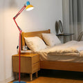 Lampada da Terra Moderna Regolabile Memphis con Luce da Lettura