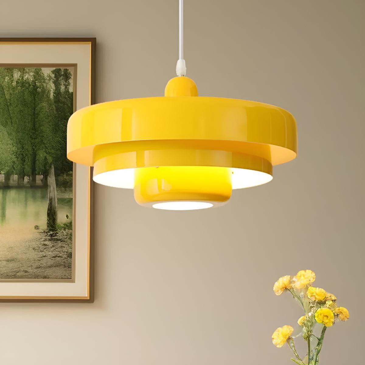 Lampada a Sospensione Bauhaus di Metà Secolo per Sala da Pranzo o Cucina