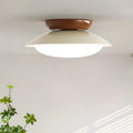 Lampada da soffitto a montaggio a filo in stile Mid Century con design a cupola