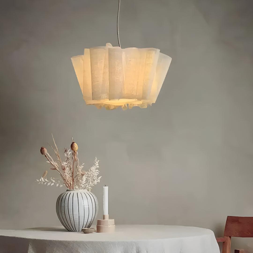 Lampadario Minimalista Japandi per Soffitti in Ambienti Moderni
