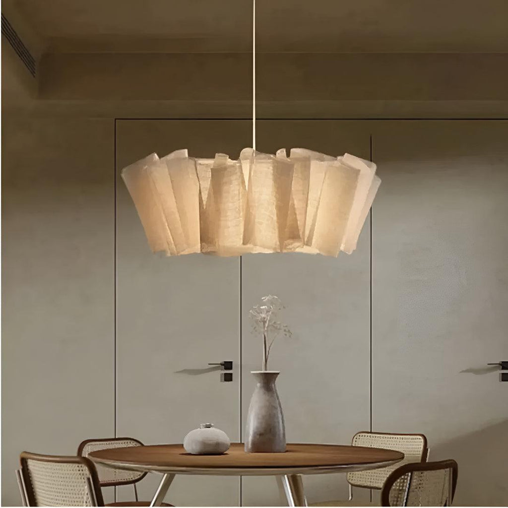Lampadario Minimalista Japandi per Soffitti in Ambienti Moderni
