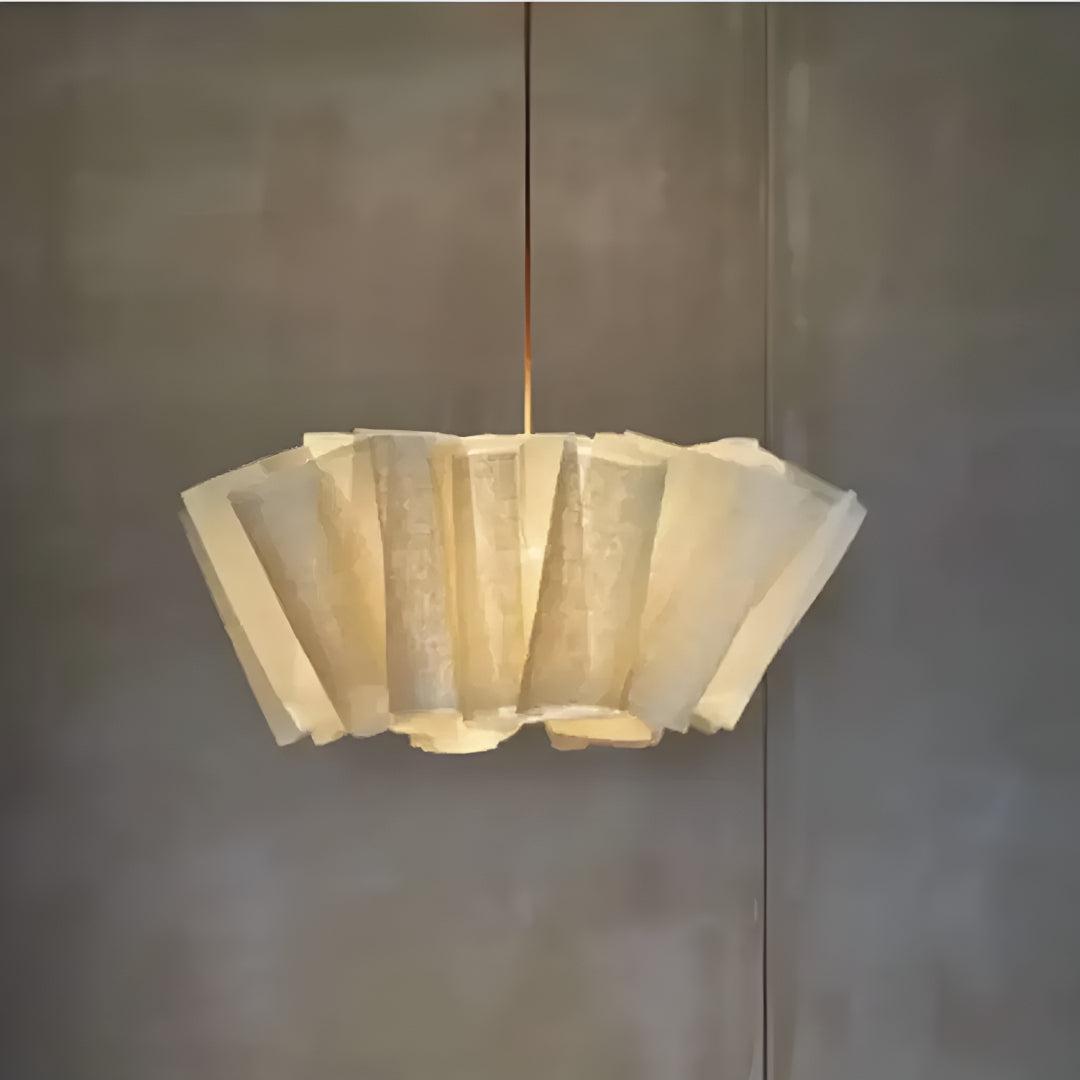 Lampadario Minimalista Japandi per Soffitti in Ambienti Moderni