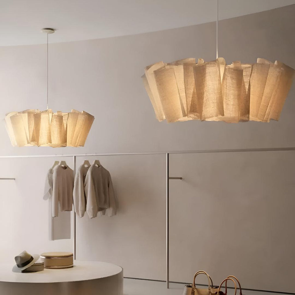 Lampadario Minimalista Japandi per Soffitti in Ambienti Moderni