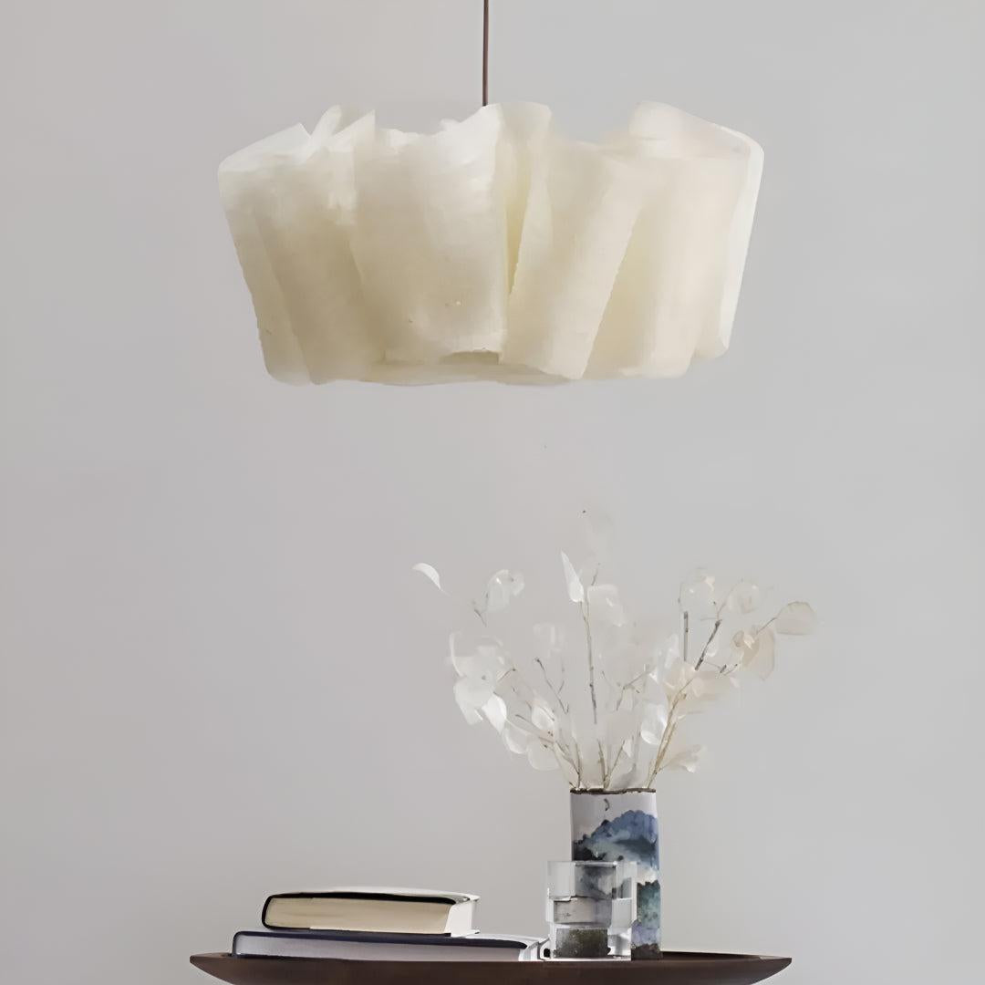 Lampadario Minimalista Japandi per Soffitti in Ambienti Moderni