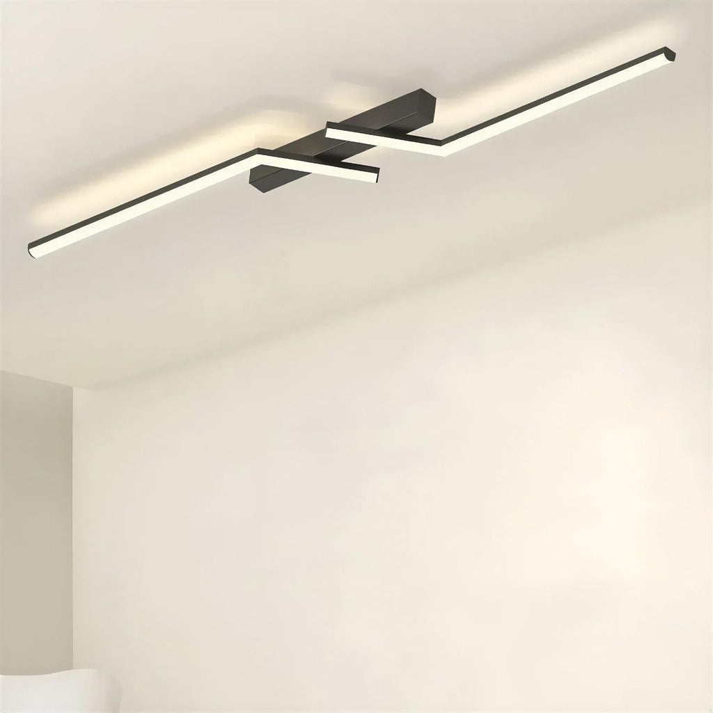 Illuminazione da Soffitto a Striscia Lunga Minimalista per Interni Moderni