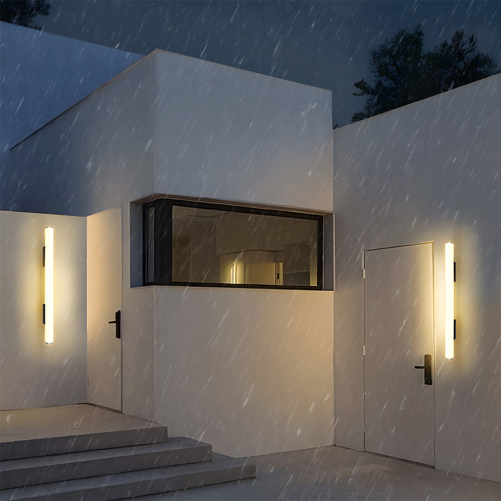 Omi | Lampada da Parete LED Lineare da Esterno con Grado di Protezione IP65 in Sei Lunghezze per Giardino, Patio e Ingresso