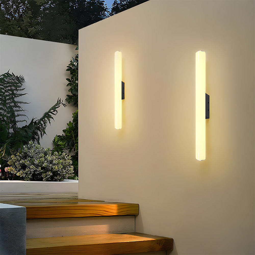 Omi | Lampada da Parete LED Lineare da Esterno con Grado di Protezione IP65 in Sei Lunghezze per Giardino, Patio e Ingresso