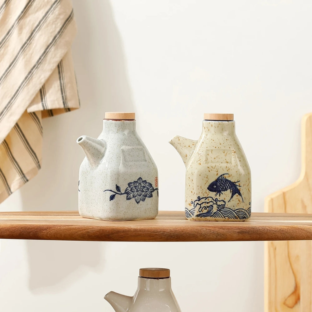 Distributore di Olio e Salsa in Ceramica Mizuno