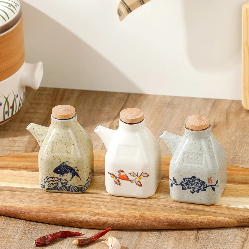 Distributore di Olio e Salsa in Ceramica Mizuno