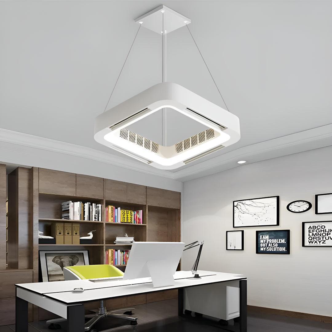 Ventilatore a Soffitto Moderno Senza Pale con Illuminazione Regolabile