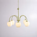 Lampadario Moderno per Sala da Pranzo con Design a Ombra a Fiore di Tulipano