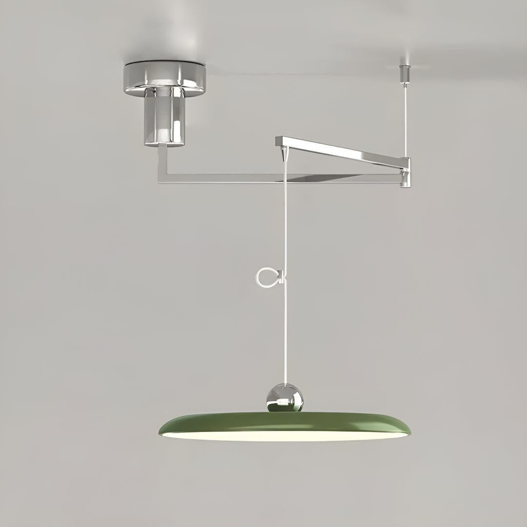 Lampadario Piatto Moderno con Design a Braccio Regolabile