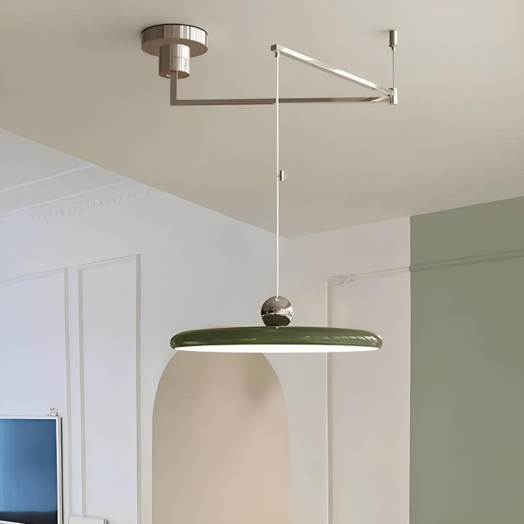 Lampadario Piatto Moderno con Design a Braccio Regolabile