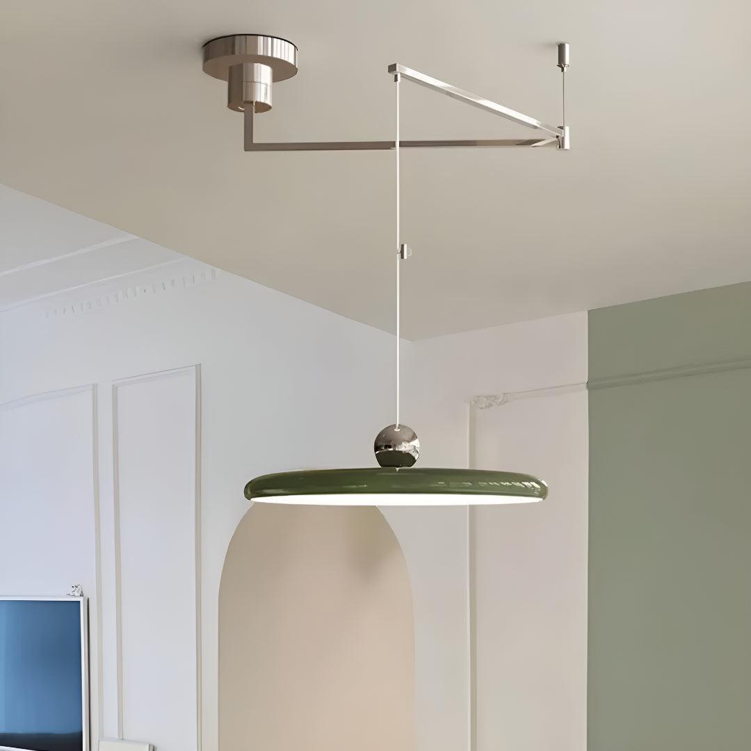Lampadario Piatto Moderno con Design a Braccio Regolabile