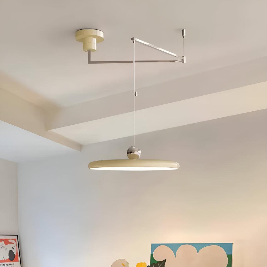 Lampadario Piatto Moderno con Design a Braccio Regolabile