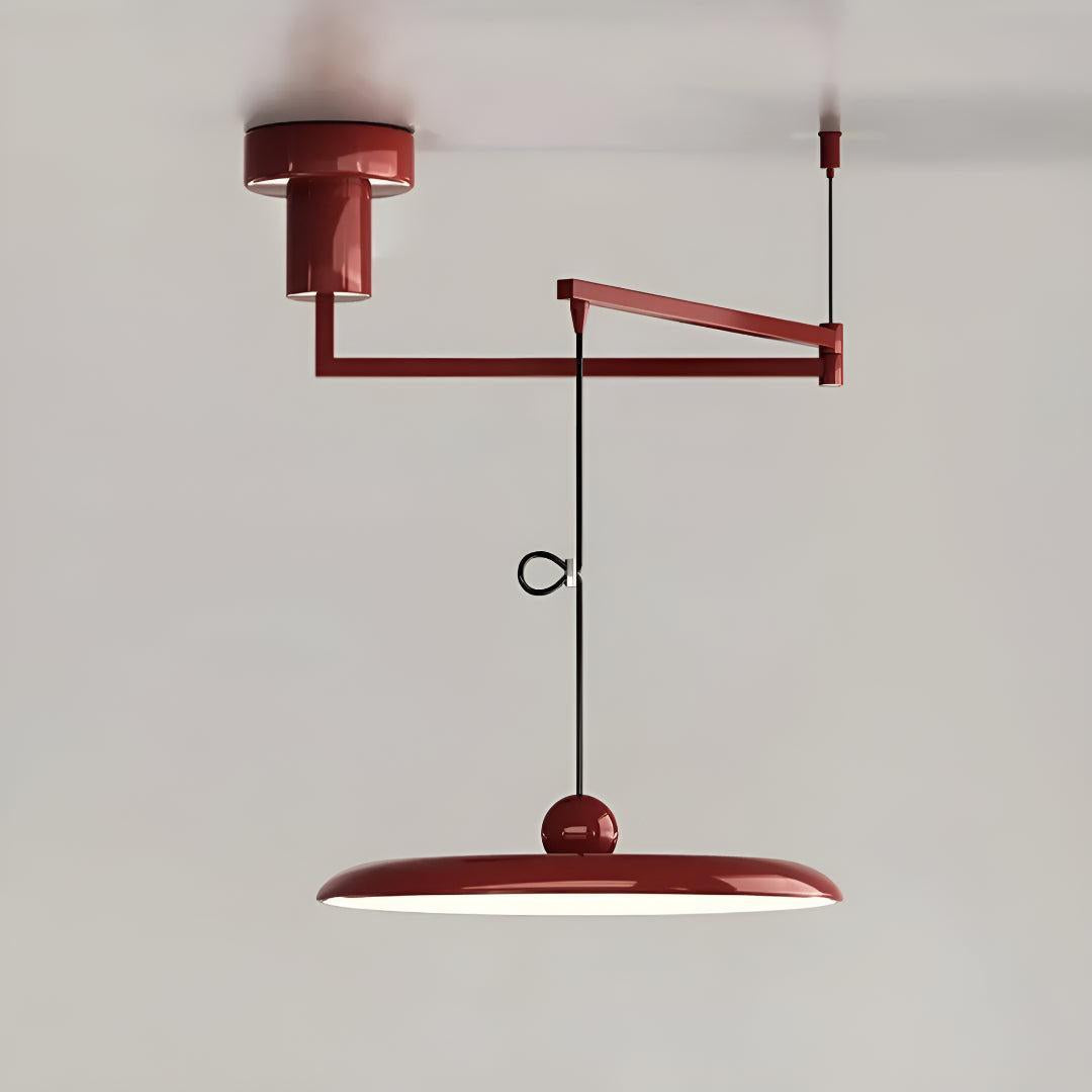 Lampadario Piatto Moderno con Design a Braccio Regolabile