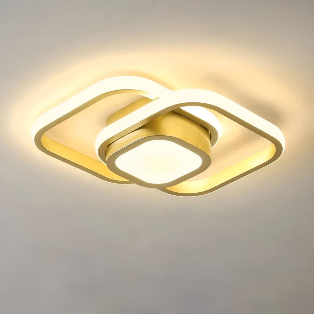 Lampada da soffitto geometrica moderna per spazi abitativi