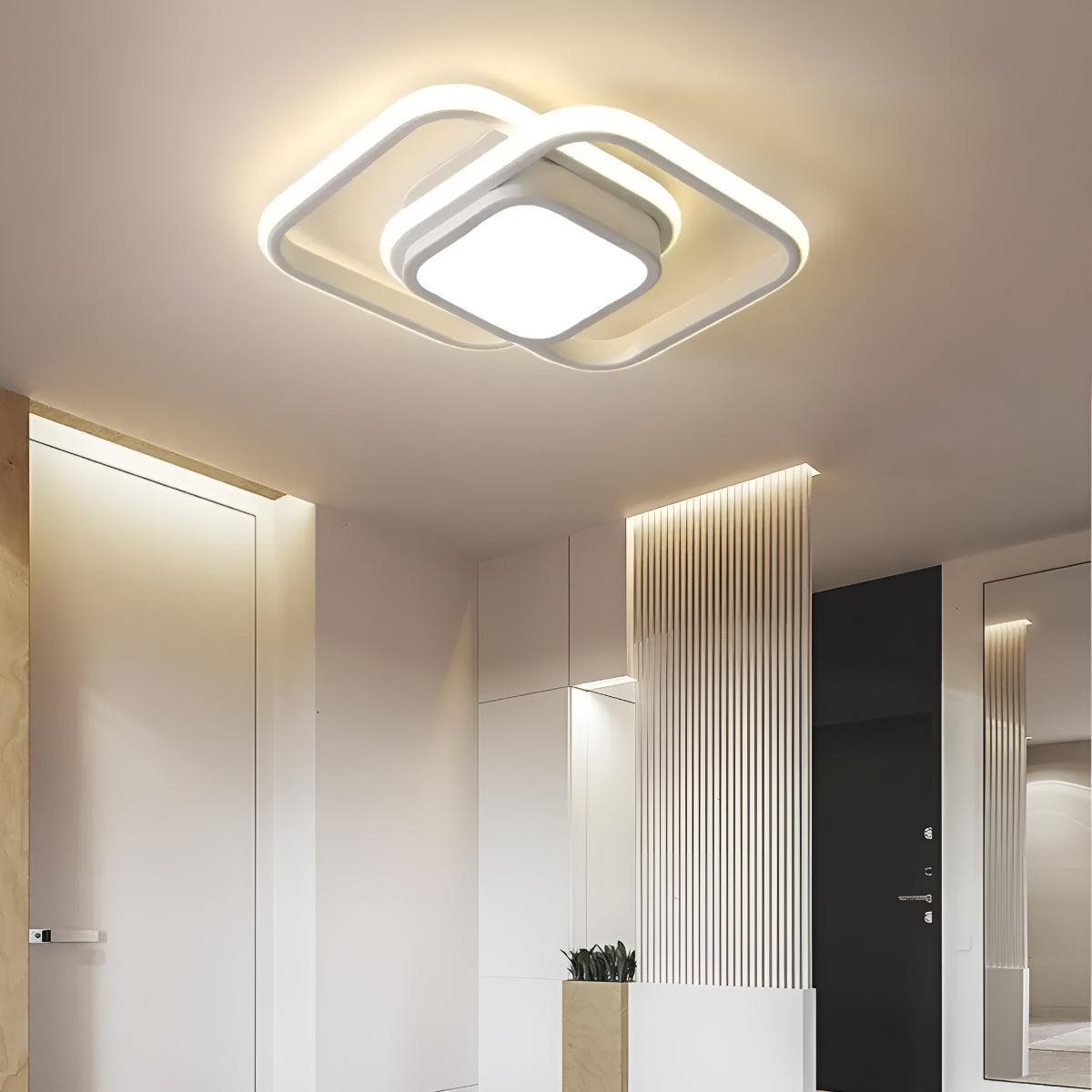Lampada da soffitto geometrica moderna per spazi abitativi