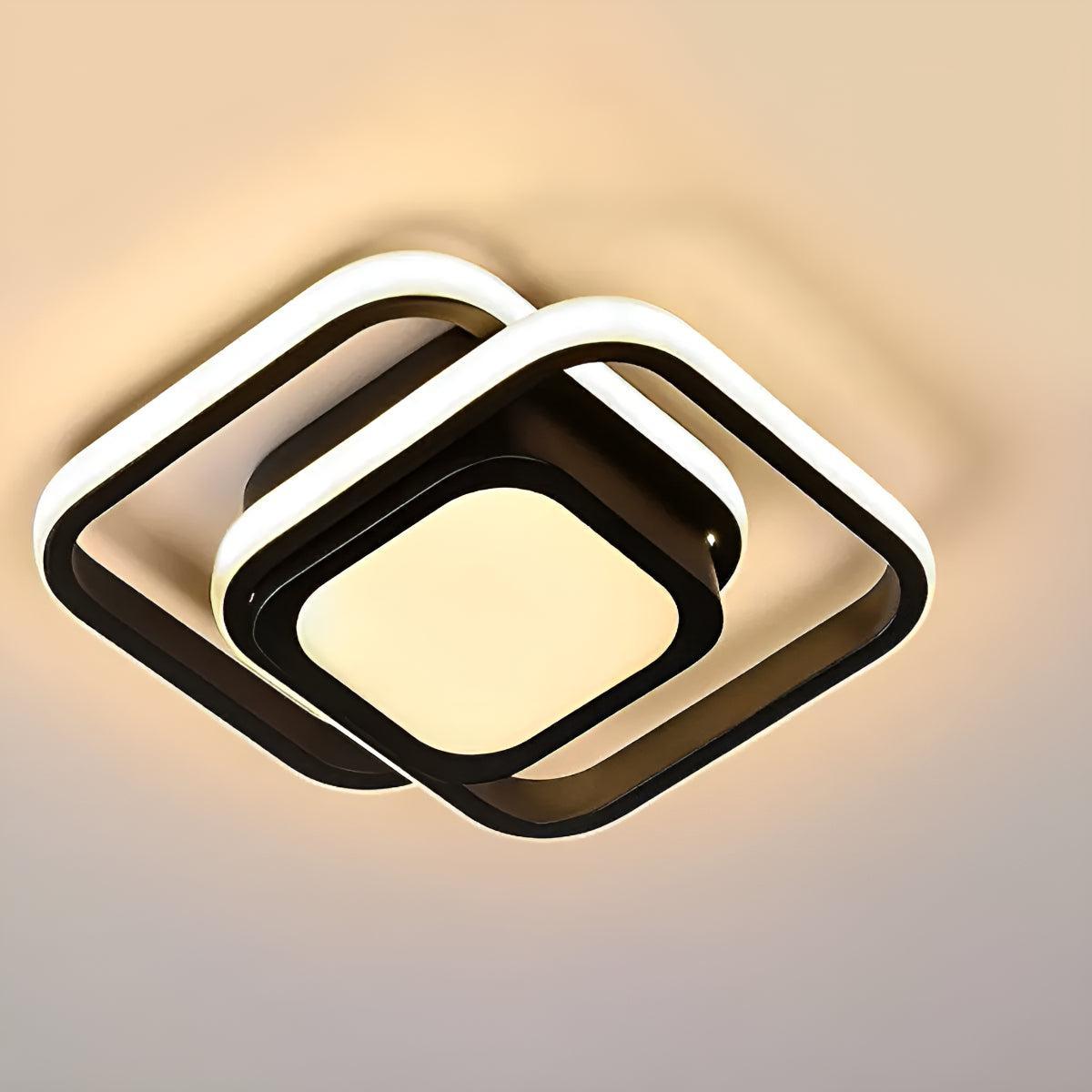 Lampada da soffitto geometrica moderna per spazi abitativi