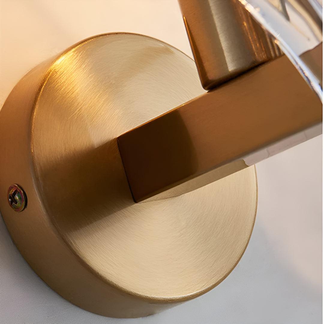 Applique da Parete in Vetro Moderno a Forma di Conchiglia con Luce LED Calda