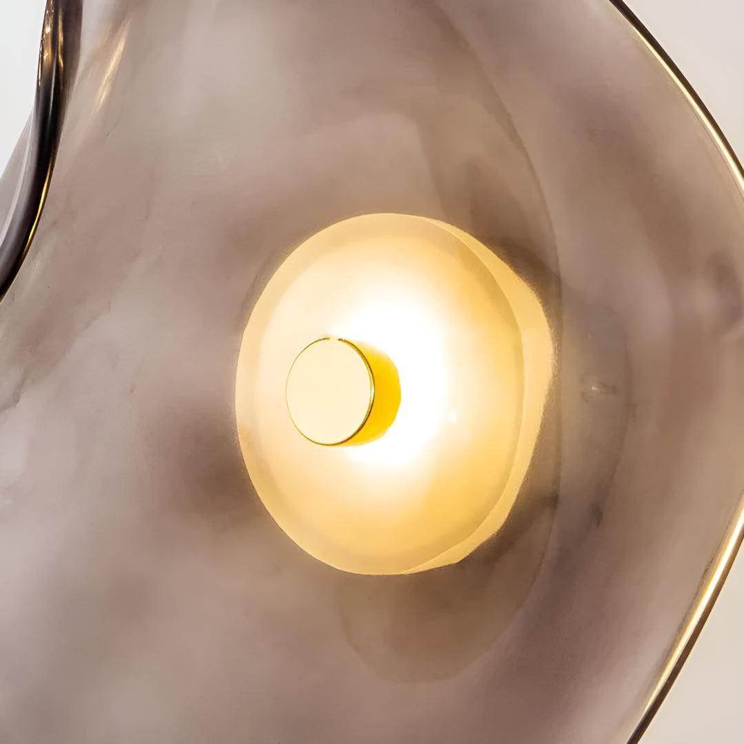 Applique Moderna in Vetro con Illuminazione