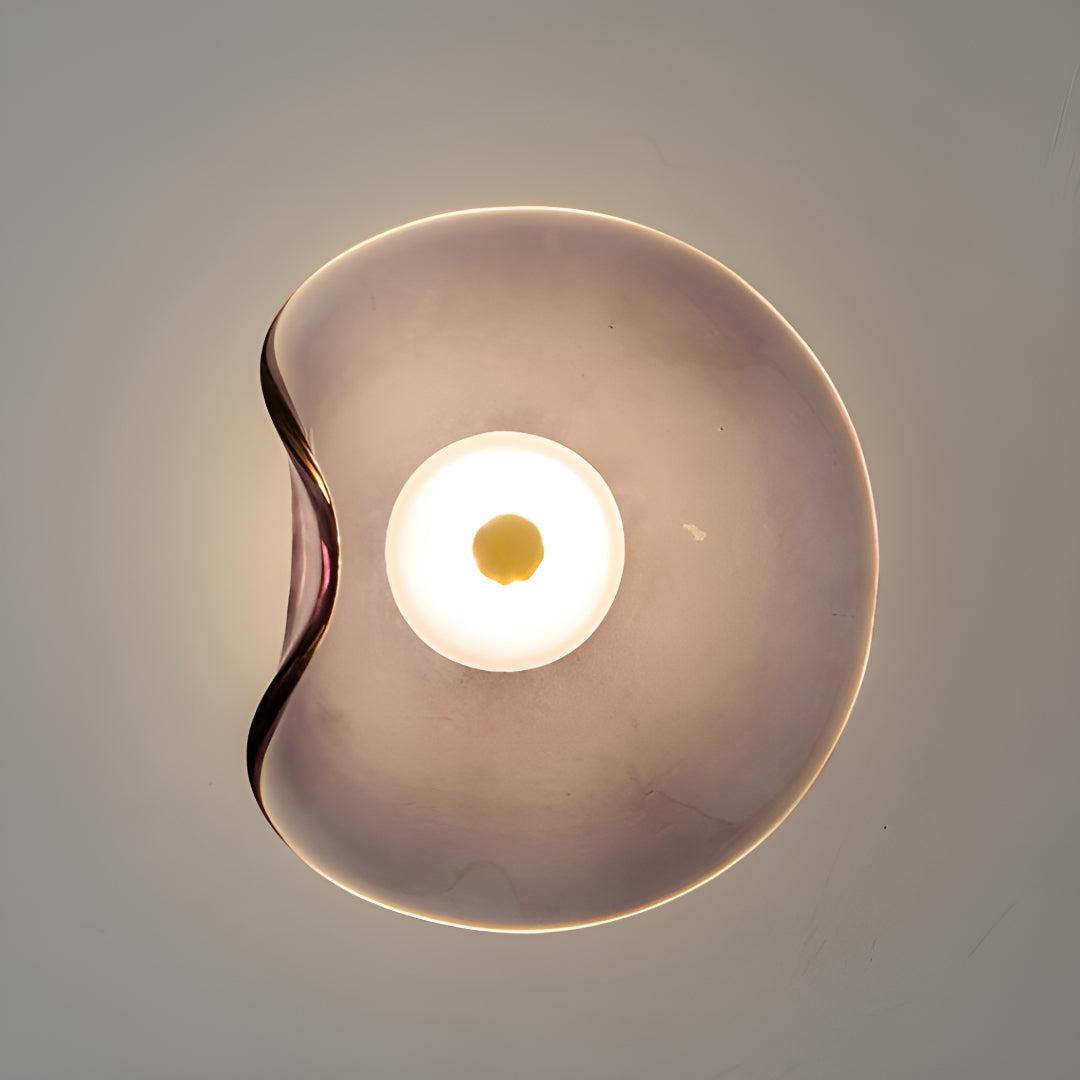 Applique Moderna in Vetro con Illuminazione