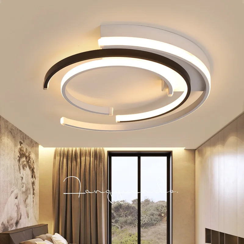 Moderna Lampada da Soffitto LED Dimmabile | Lampada da Designer per Soggiorno