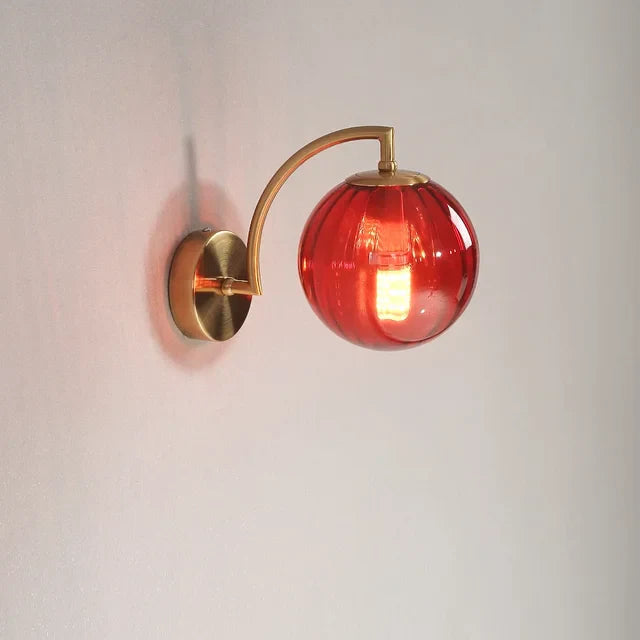 Lampada da Parete in Vetro Nordic - Elegante lampada da parete scandinava in vetro con luce LED calda
