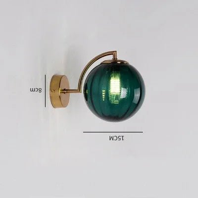 Lampada da Parete in Vetro Nordic - Elegante lampada da parete scandinava in vetro con luce LED calda