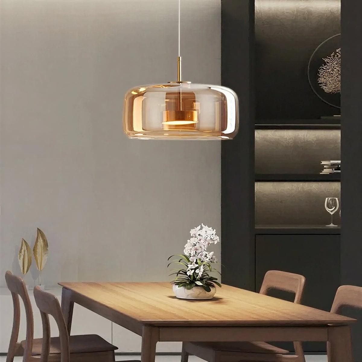 Lampada a Sospensione in Vetro Moderno Minimalista
