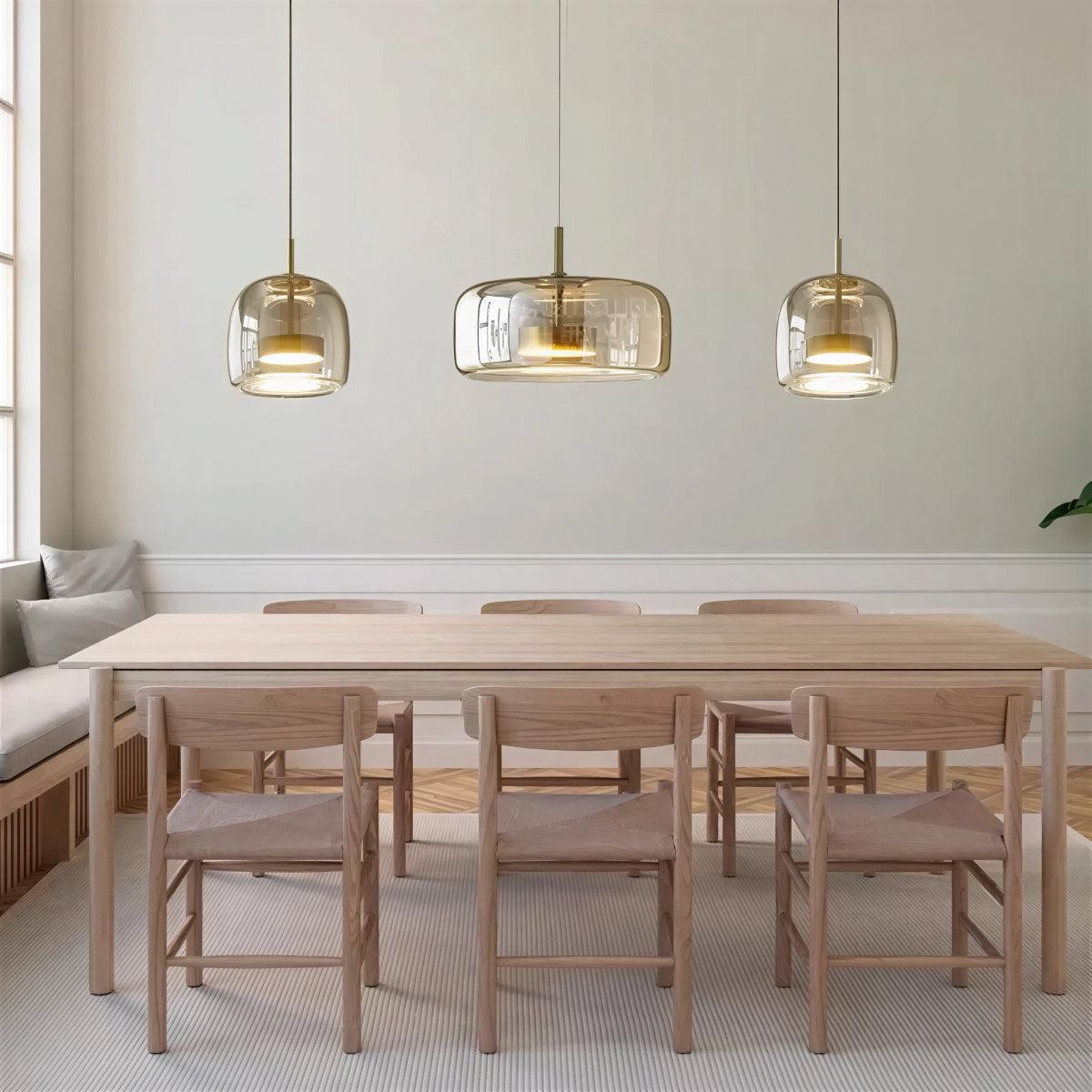 Lampada a Sospensione in Vetro Moderno Minimalista