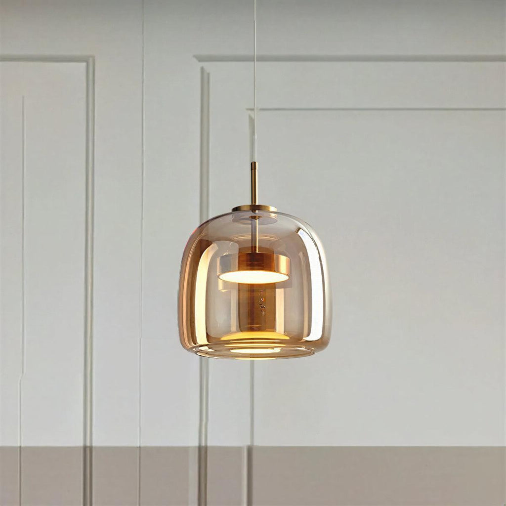 Lampada a Sospensione in Vetro Moderno Minimalista