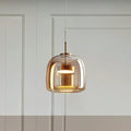 Lampada a Sospensione in Vetro Moderno Minimalista