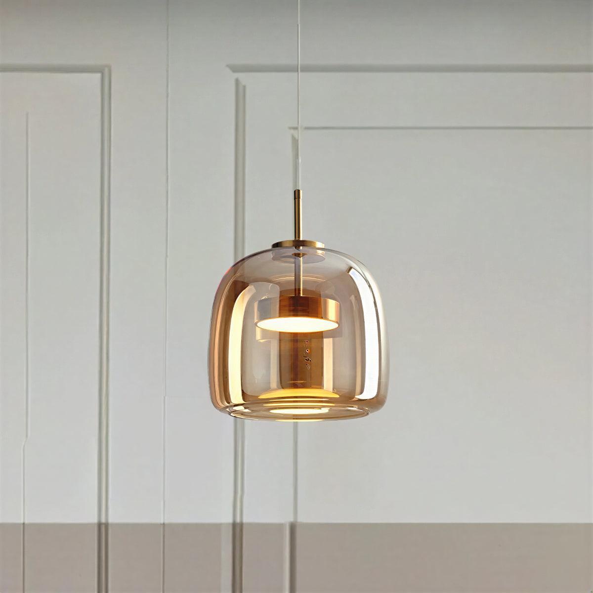 Lampada a Sospensione in Vetro Moderno Minimalista