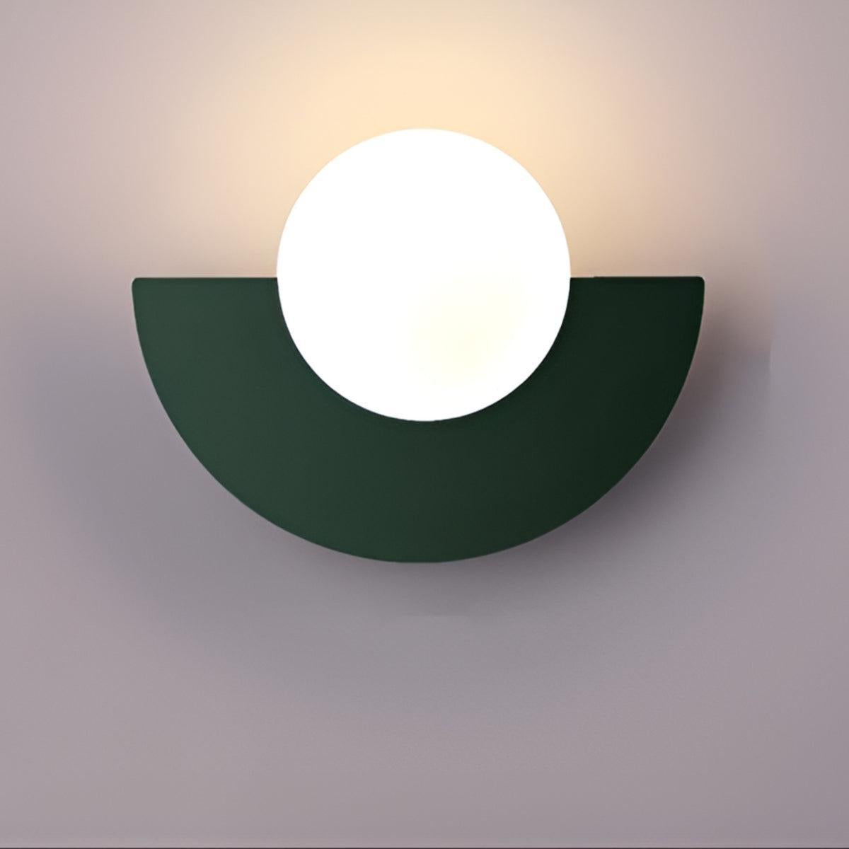 Applique da Parete Moderno Minimalista con Design della Lampadina a Mezzaluna