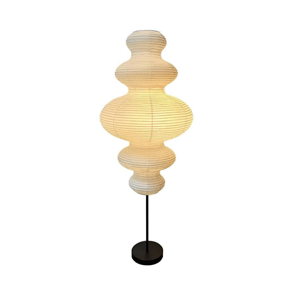 Lampada da Terra in Carta Noguchi Moderna per Illuminazione del Soggiorno