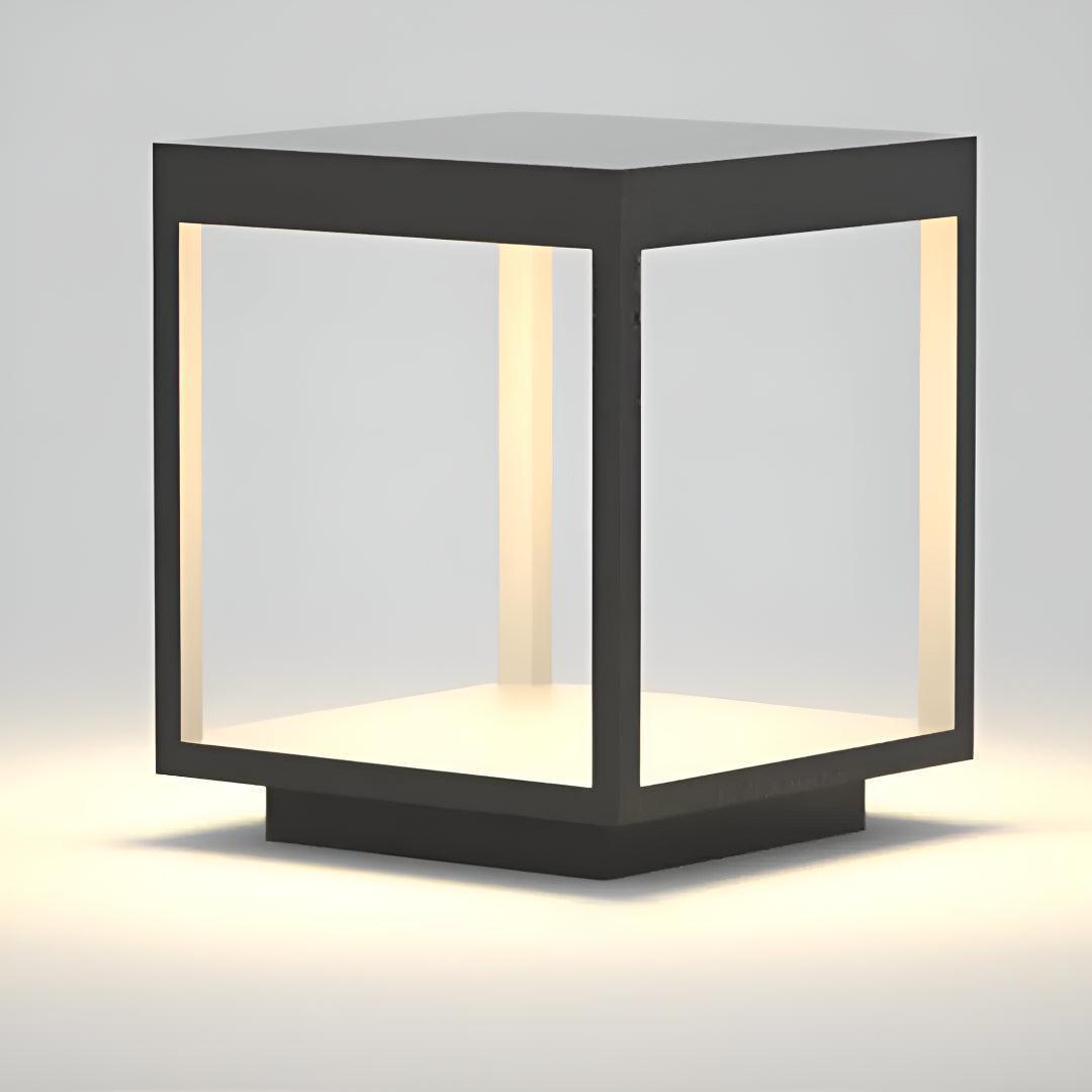 Moderna Lampada da Esterno Solare con Design a Struttura Aperta