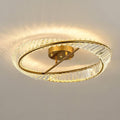 Moderna Lampada da Soffitto Rotonda in Cristallo per Camera da Letto e Soggiorno