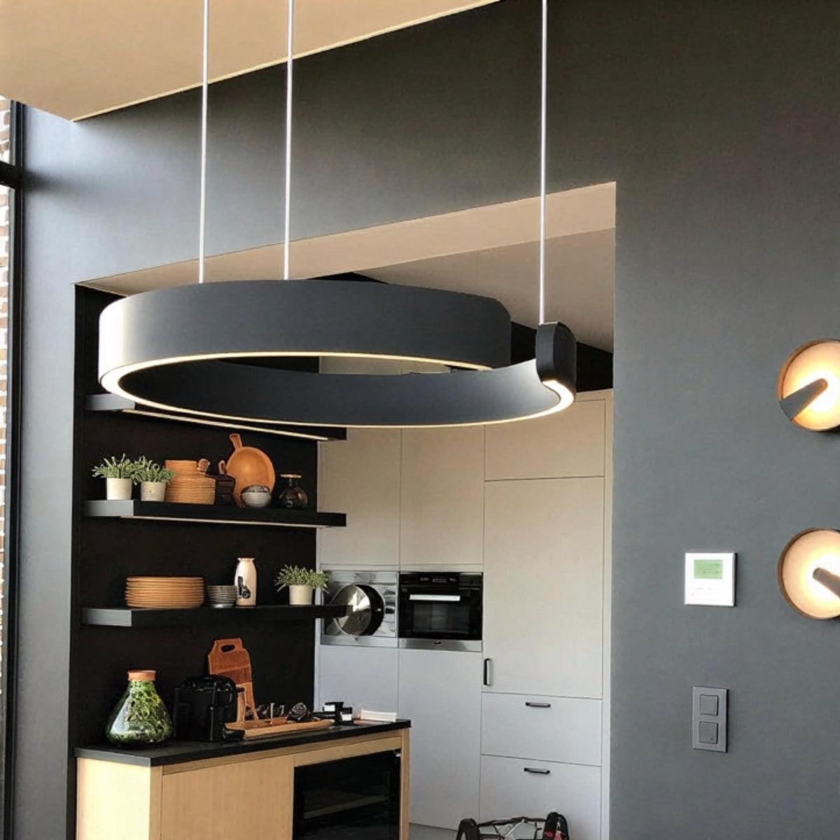 Moderna Lampada a Sospensione Rotonda