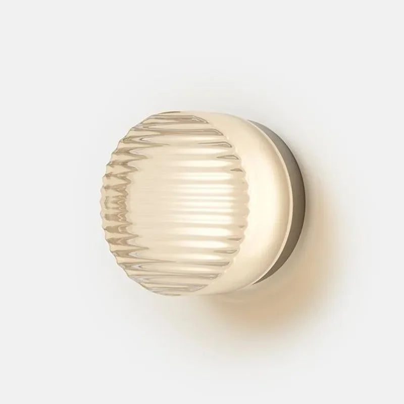 Frendorf - Moderna lampada da parete rotonda per un'eleganza atmosferica