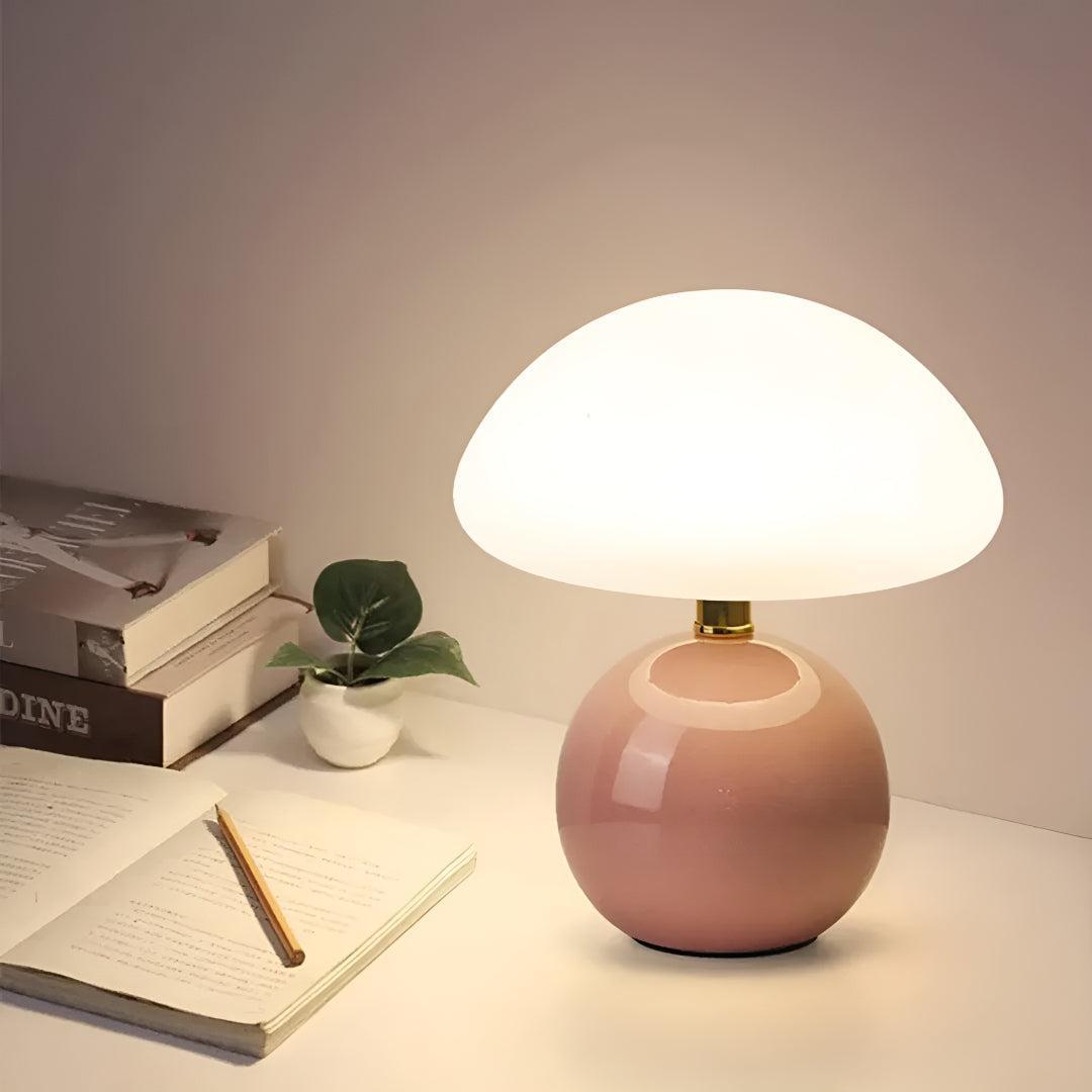 Lampada da Tavolo e Scrivania LED a Nuvola di Funghi Moderna Scandinava con 3 Modalità