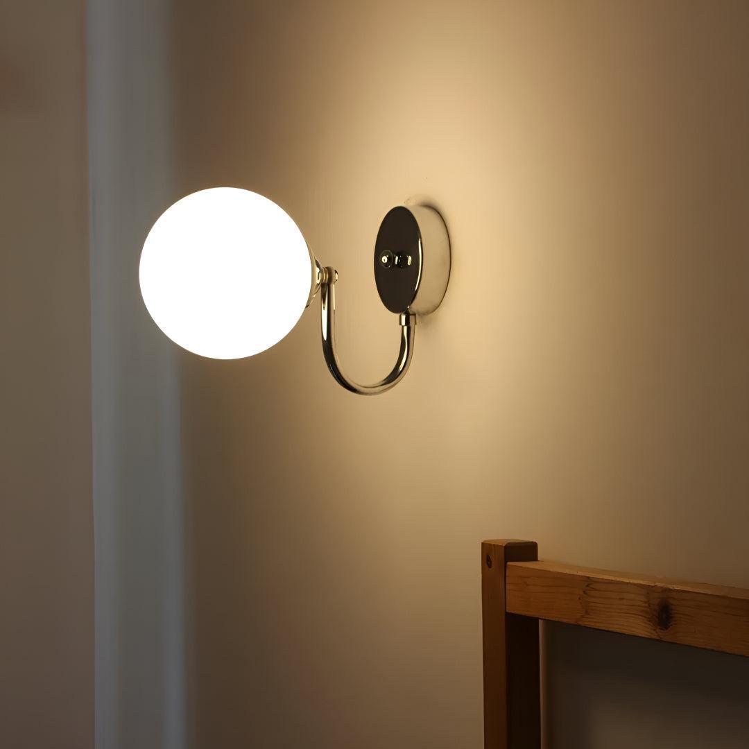 Applique a Muro con Ombrello in Vetro Moderno e Staggered