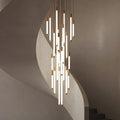 Lampadario Moderno Appeso con Design a Tubo Verticale Dimmerabile